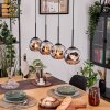 Ripoll Lampadario a sospensione, Lampada a sfera, Lampada a sospensione Écru, Nero, 4-Luci