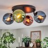Koyoto Plafoniera, Lampada a sfera Blu, Verde, Ramato, 4-Luci