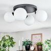 Gastor Plafoniera, Lampada a sfera Bianco, 4-Luci