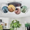 Koyoto Plafoniera, Lampada a sfera Blu, Oro, Verde, Ramato, 4-Luci