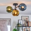 Koyoto Plafoniera, Lampada a sfera Blu, Oro, Verde, 3-Luci
