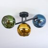 Koyoto Plafoniera, Lampada a sfera Blu, Oro, Verde, 3-Luci