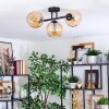 Koyoto Plafoniera, Lampada a sfera Ambrato, 3-Luci