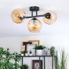 Koyoto Plafoniera, Lampada a sfera Ambrato, 3-Luci