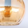 Koyoto Plafoniera, Lampada a sfera Ambrato, 3-Luci