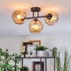 Koyoto Plafoniera, Lampada a sfera Ambrato, 3-Luci