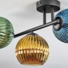 Koyoto Plafoniera, Lampada a sfera Blu, Oro, Verde, 3-Luci