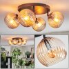 Koyoto Plafoniera, Lampada a sfera Ambrato, 4-Luci