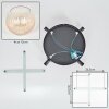 Koyoto Plafoniera, Lampada a sfera Ambrato, Chiaro, 4-Luci