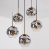 Ripoll Lampadario a sospensione, Lampada a sfera, Lampada a sospensione Oro, Nero, 5-Luci