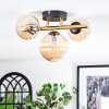 Chehalis Plafoniera, Lampada a sfera Oro, Nero, 3-Luci