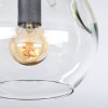 Ripoll Plafoniera, Lampada a sfera Ambrato, Chiaro, Grigio fumo, 3-Luci