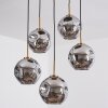 Ripoll Lampadario a sospensione, Lampada a sfera, Lampada a sospensione Oro, Nero, 5-Luci