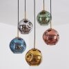 Ripoll Lampadario a sospensione, Lampada a sfera, Lampada a sospensione Oro, Nero, 5-Luci