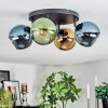 Koyoto Plafoniera, Lampada a sfera Blu, Oro, Verde, 4-Luci