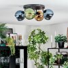 Koyoto Plafoniera, Lampada a sfera Blu, Oro, Verde, 4-Luci