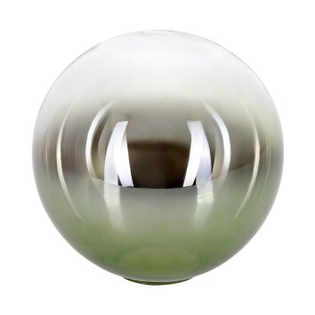 Paralume in vetro  Gastor Vetro di ricambio, pezzo di ricambio 15 cm Verde, Chiaro