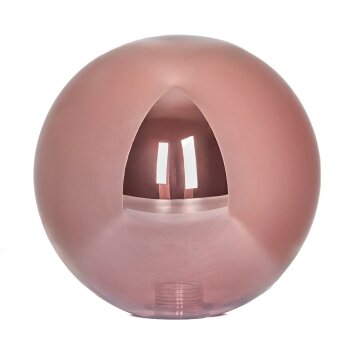 Paralume in vetro  Chehalis Vetro di ricambio, pezzo di ricambio 15 cm Ramato