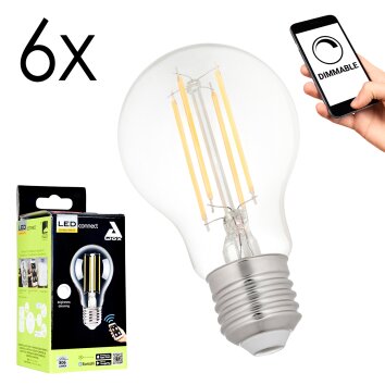 E27 LED 6 Watt bianco caldo dimmerabile 806 Lumen