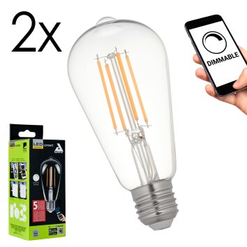 E27 6 Watt bianco caldo dimmerabile 806 Lumen