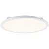 Illuminazione Brilliant Briston Plafoniera LED Bianco, 1-Luce, Telecomando