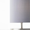 Illuminazione Brilliant Clarie Lampada da tavolo Argento, 1-Luce