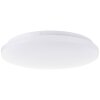 Illuminazione Brilliant Troba Plafoniera LED Bianco, 1-Luce, Telecomando