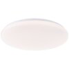 Illuminazione Brilliant Troba Plafoniera LED Bianco, 1-Luce, Telecomando