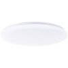 Illuminazione Brilliant Troba Plafoniera LED Bianco, 1-Luce, Telecomando