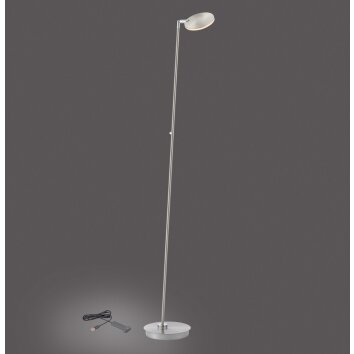 Illuminazione Paul Neuhaus BENTE Lampada da terra LED Argento, 1-Luce