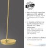Illuminazione Paul Neuhaus BENTE Lampada da terra LED Ottone, 1-Luce
