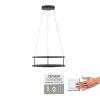 Illuminazione Paul Neuhaus CONNI Lampada a sospensione LED Nero, 2-Luci