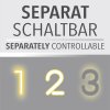 Illuminazione Paul Neuhaus CONNI Lampada a sospensione LED Nero, 2-Luci