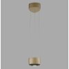 Paul Neuhaus Q-Serie Q-STRETTO Lampada a sospensione LED Bronzo, 2-Luci, Telecomando