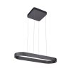 Paul Neuhaus Q-Serie Q-STRETTO Lampada a sospensione LED Nero, 2-Luci, Telecomando