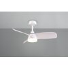 Illuminazione Reality mit Lampada con ventilatore LED Bianco, 1-Luce, Telecomando