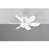 Illuminazione Reality mit Lampada con ventilatore LED Bianco, 1-Luce, Telecomando