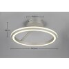 Illuminazione Trio Leuchten Amador Plafoniera LED Nichel opaco, 1-Luce