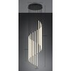 Illuminazione Trio Leuchten Baxter Lampada a sospensione LED Nero, 1-Luce