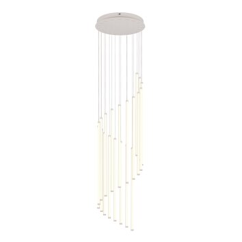 Illuminazione Trio Leuchten Baxter Lampada a sospensione LED Grigio, 1-Luce