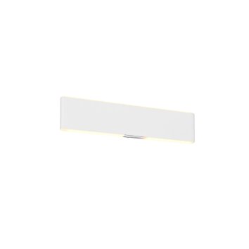 Illuminazione Trio Leuchten Conchita Applique LED Bianco, 1-Luce, Telecomando