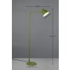 Illuminazione Trio Leuchten Cosima Lampada da terra Verde, 1-Luce