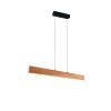 Illuminazione Trio Leuchten Edgewood Lampada a sospensione LED Legno chiaro, 1-Luce