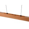 Illuminazione Trio Leuchten EDGEWOOD Lampada a sospensione LED Legno chiaro, 1-Luce