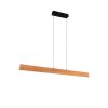 Illuminazione Trio Leuchten EDGEWOOD Lampada a sospensione LED Legno chiaro, 1-Luce