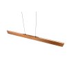 Illuminazione Trio Leuchten EDGEWOOD Lampada a sospensione LED Legno chiaro, 1-Luce