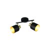 Illuminazione Trio Leuchten Eva Faretto da soffitto Nero-Oro, 2-Luci