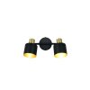 Illuminazione Trio Leuchten Eva Faretto da soffitto Nero-Oro, 2-Luci