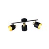 Illuminazione Trio Leuchten Eva Faretto da soffitto Nero-Oro, 3-Luci