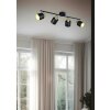 Illuminazione Trio Leuchten Eva Faretto da soffitto Nero-Oro, 4-Luci